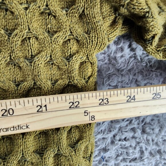 Knox Rose Sweater Womens 1X Green Long Sleeve *GUC* - Picture 5 of 8